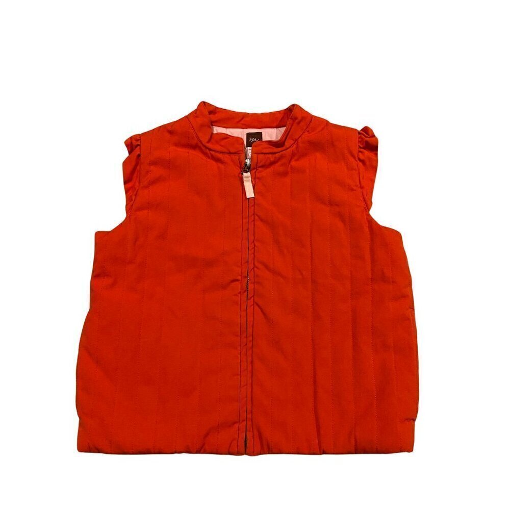 Tea Collection Girl's Red Vest - Size 10 - Like New!